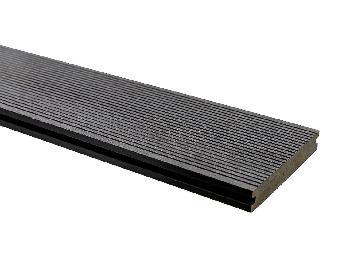 TERASOVÉ PRKNO WPC GUTTADECK STRONG DARK GREY - 14 x 2 x 290 cm