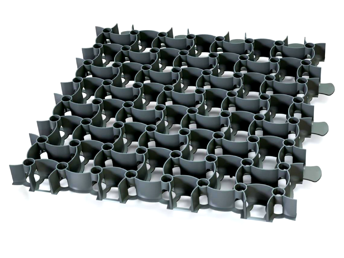 ZATRAVŇOVACÍ TVÁRNICE PUZZLE GARDEN ČERNÁ - 50 x 50 x 4 cm