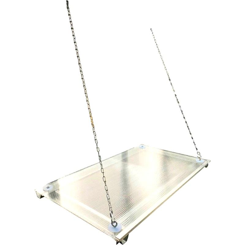 SKLENÍKOVÁ POLIČKA SKLENÍKŮ COVERNIT - 75 x 42 cm