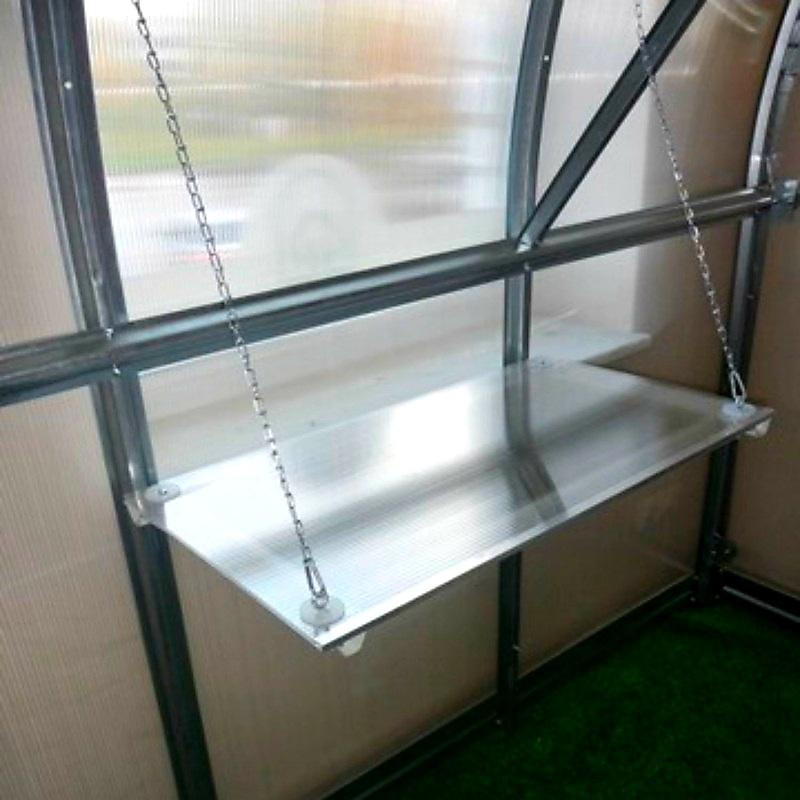 SKLENÍKOVÁ POLIČKA SKLENÍKŮ BALTIK COVERNIT - 105 x 40 cm