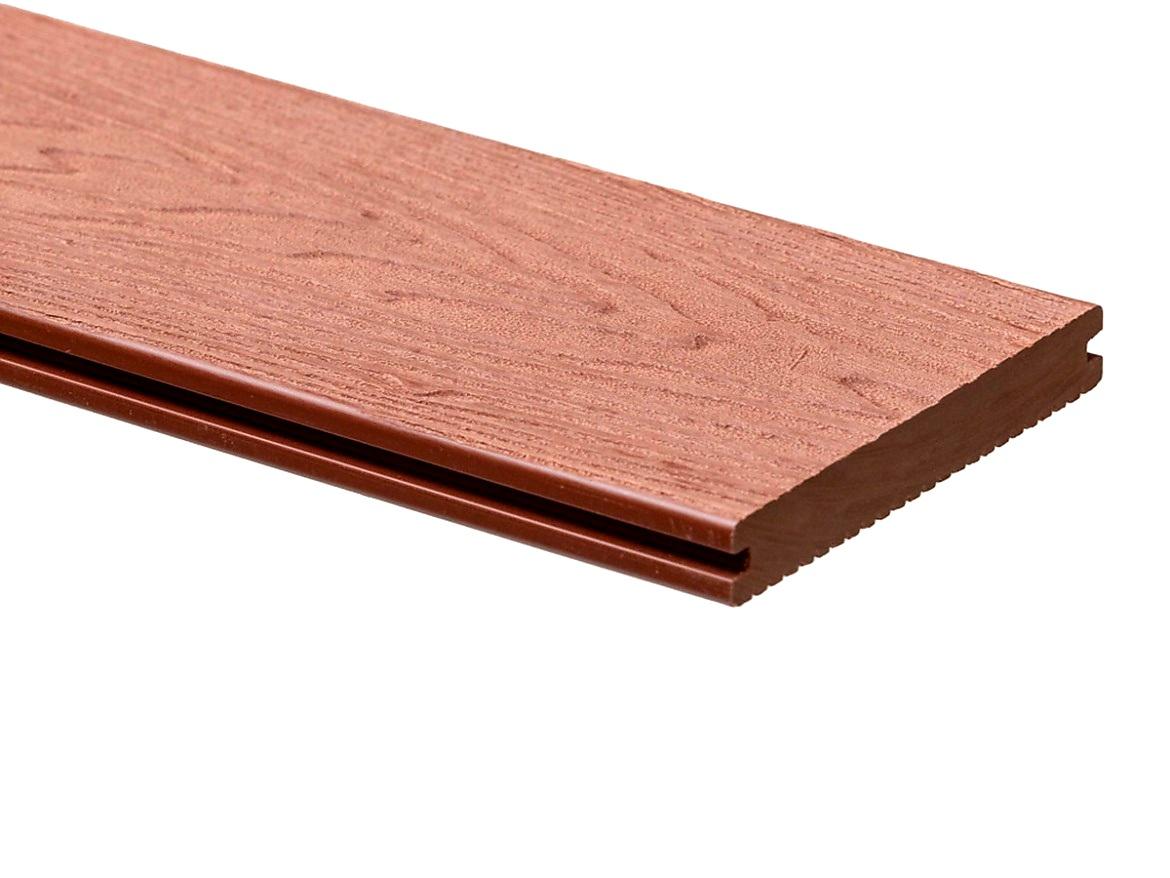 TERASOVÉ PRKNO PLNÉ TECHNODECK WPC STRONG TEAK - 14 x 2 x 400 cm