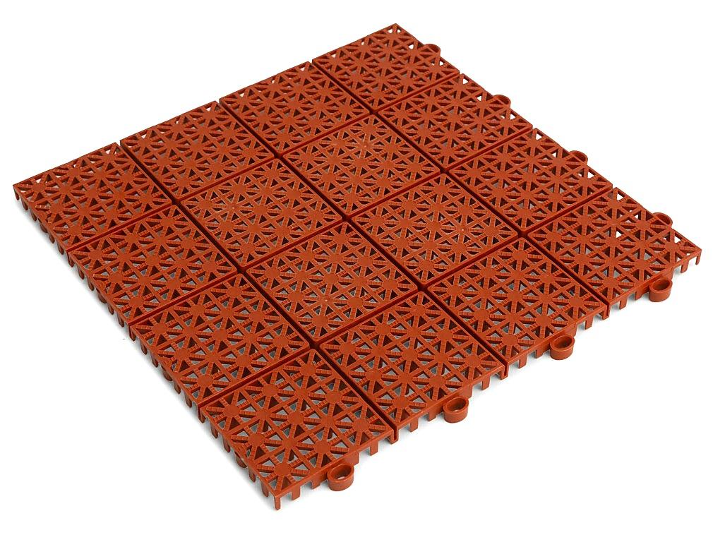 TERASOVÁ DLAŽDICE EASYGRID COVERNIT TERAKOTA - 30 x 30 x 1,2 cm