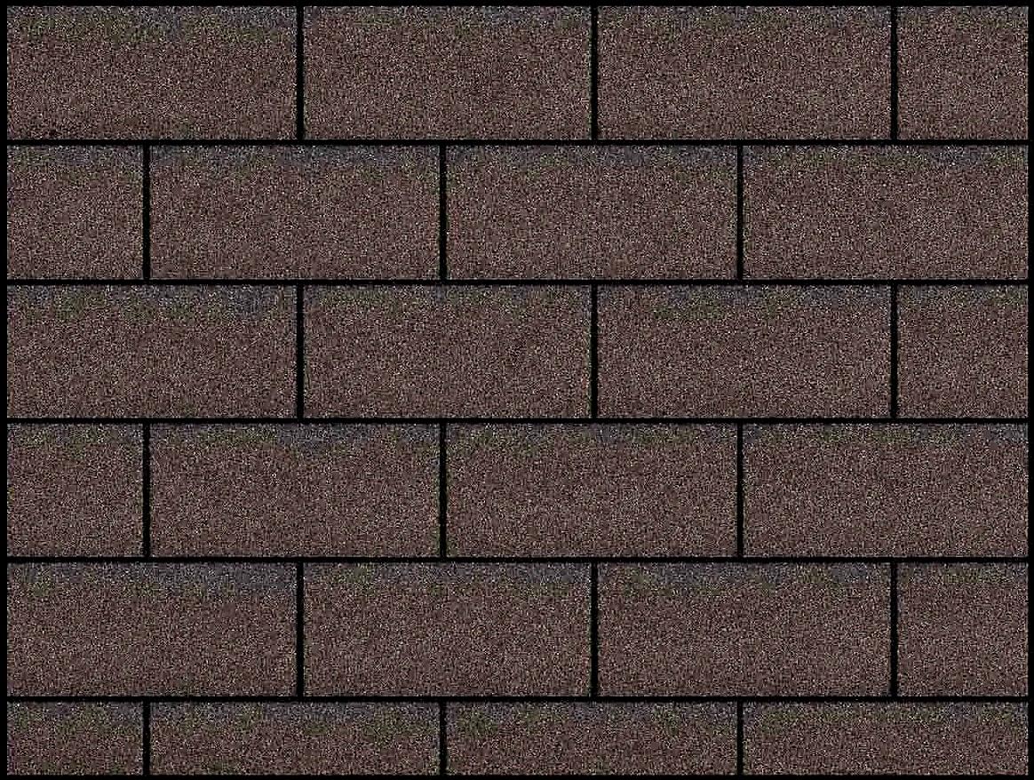 STŘEŠNÍ ŠINDEL GUTTATEC RECTANGULAR SBS HNĚDÁ