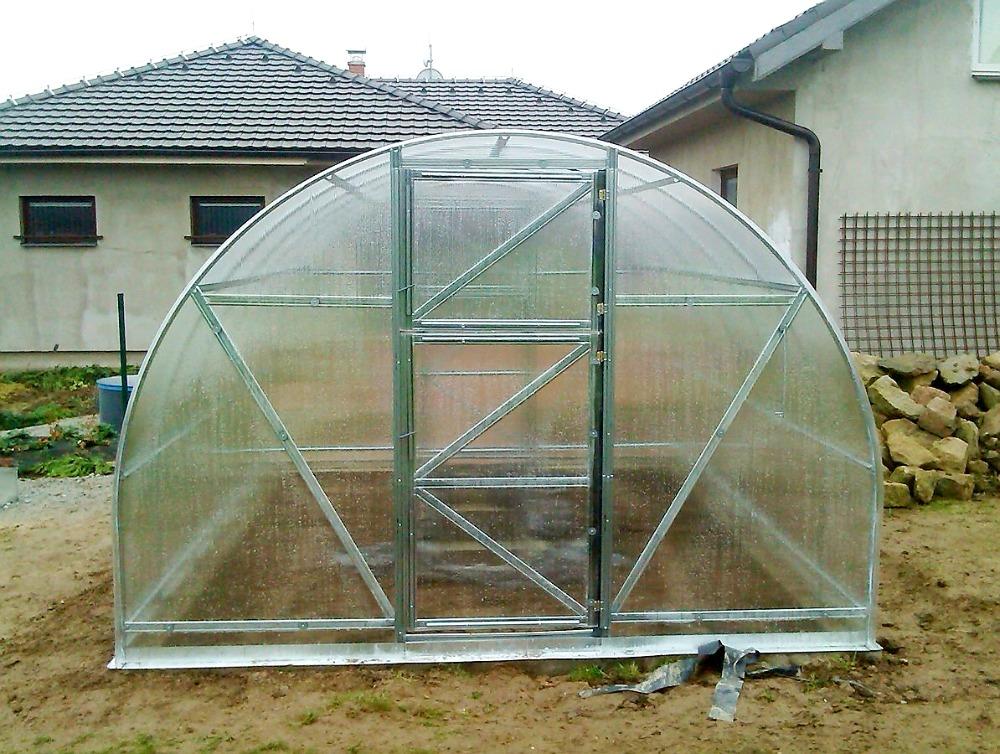 ZAHRADNÍ SKLENÍK ECONOM VOLYA LLC - 8,0 x 3,0 m - PC 4 mm