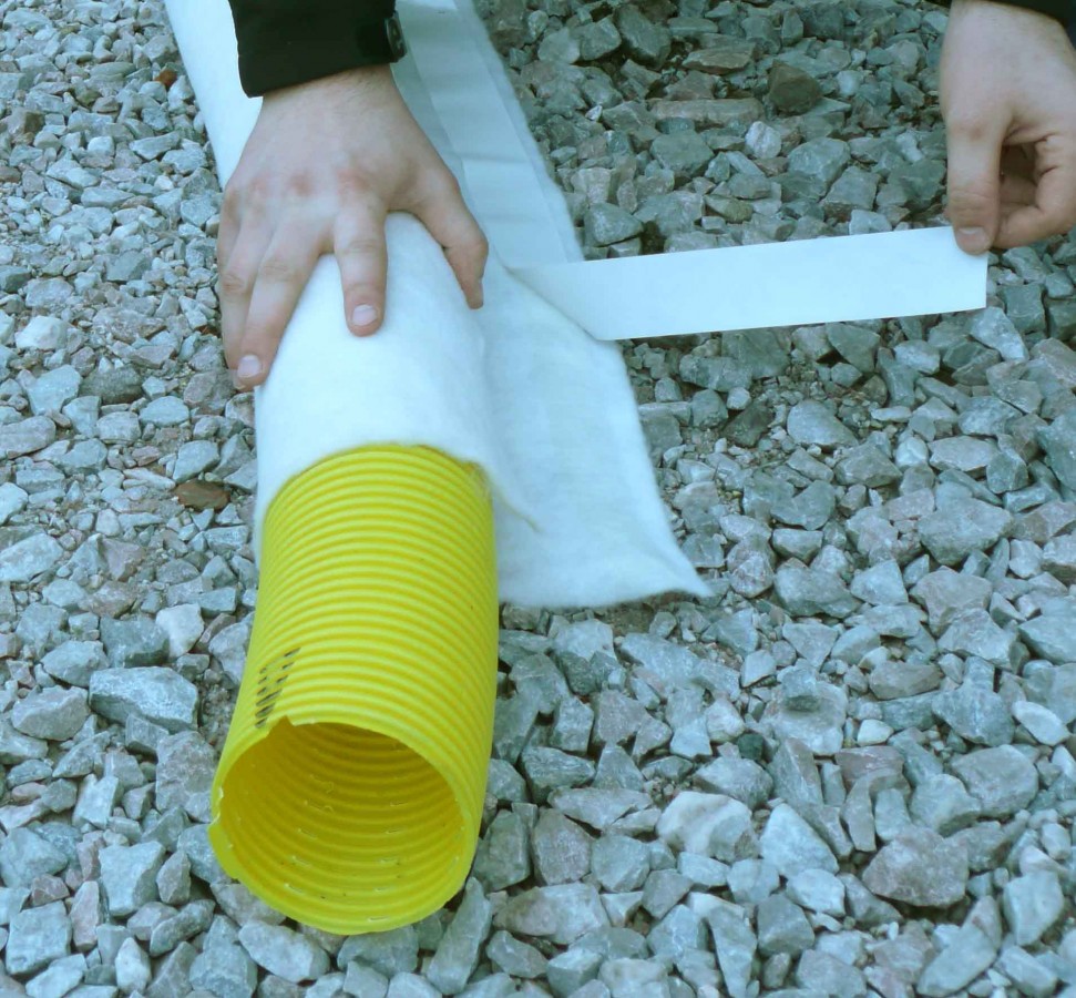 OCHRANA DRENÁŽNÍ TRUBKY GEOSACK - 0,47 x 50 m