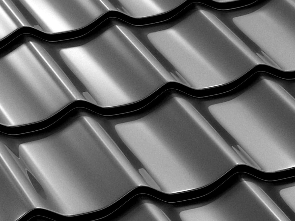 PLECHOVÁ STŘEŠNÍ KRYTINA CLASSIC TILE COVERNIT GRAFIT - 120 x 120 cm - 1,44 m2