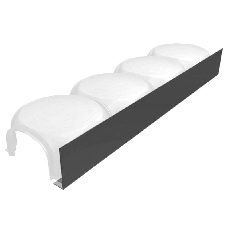 UZAVÍRACÍ PROFIL ARCO-TOP COVERNIT H 45 - 20 cm