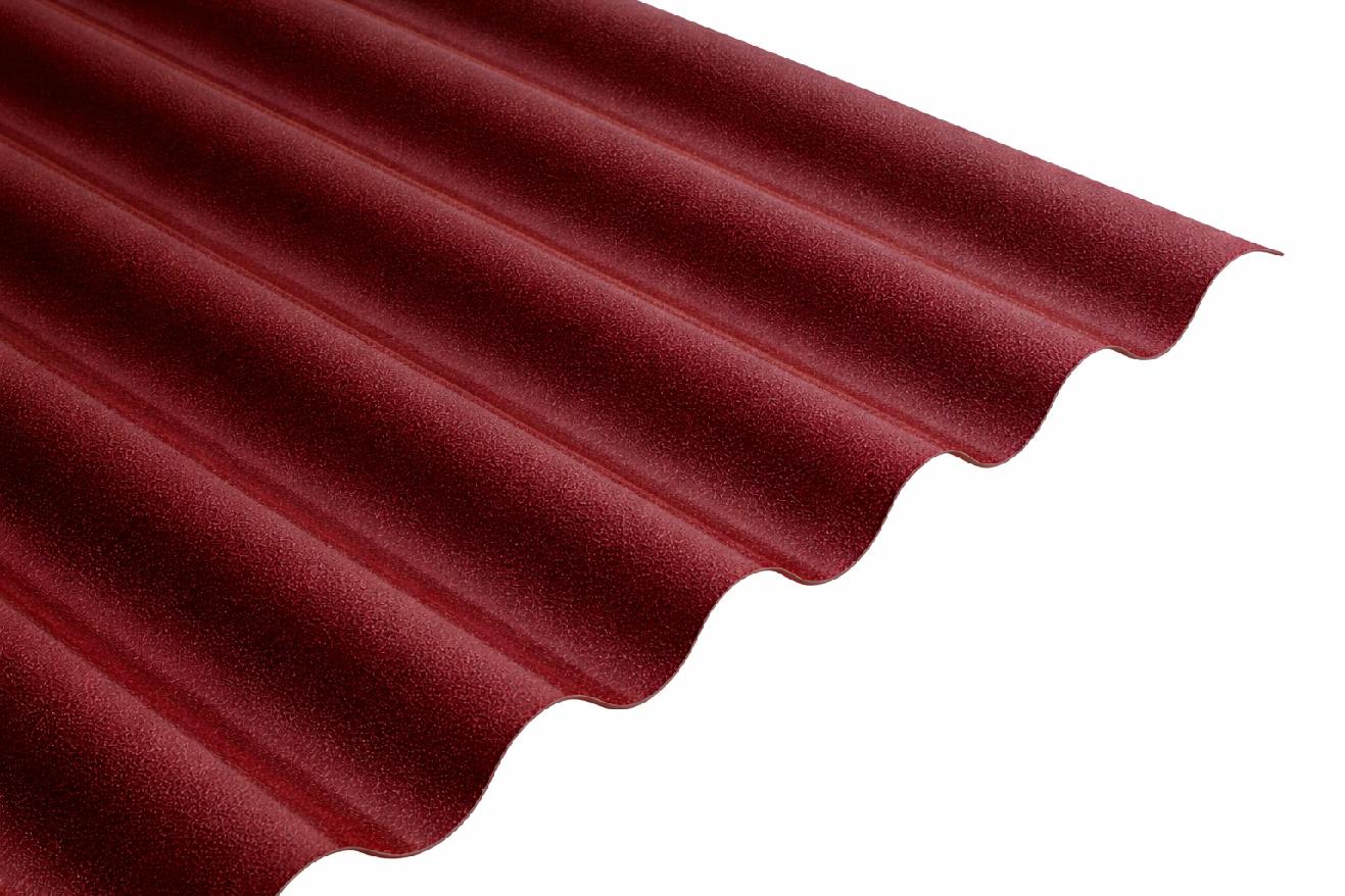 VLNITÁ STŘEŠNÍ DESKA ONDUMA ASA COVERNIT ČERVENÁ - 2,0 x 0,96 m - 1,92 m2