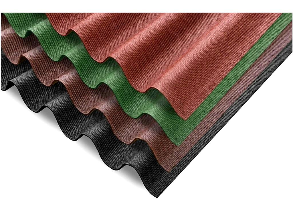 VLNITÁ STŘEŠNÍ DESKA AQUALINE ČERNÁ - 2,0 x 0,93 m - 1,86 m2