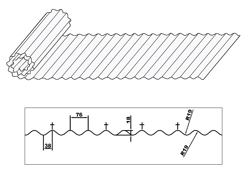 SKLOLAMINÁTOVÁ ROLE FILON MODRÁ - 2,5 x 30 m - 75 m2