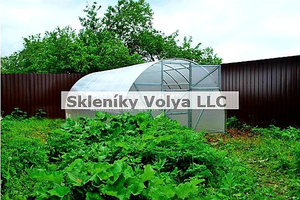 ZAHRADNÍ SKLENÍK ECONOM VOLYA LLC - 4,0 x 3,0 m - PC 6 mm
