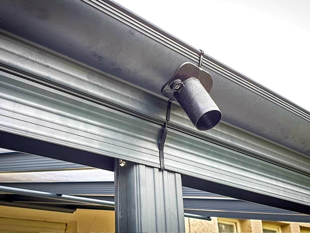 HLINÍKOVÁ PERGOLA GUTTA BW 9 BRONZOVÁ - 5,57 x 3,03 m