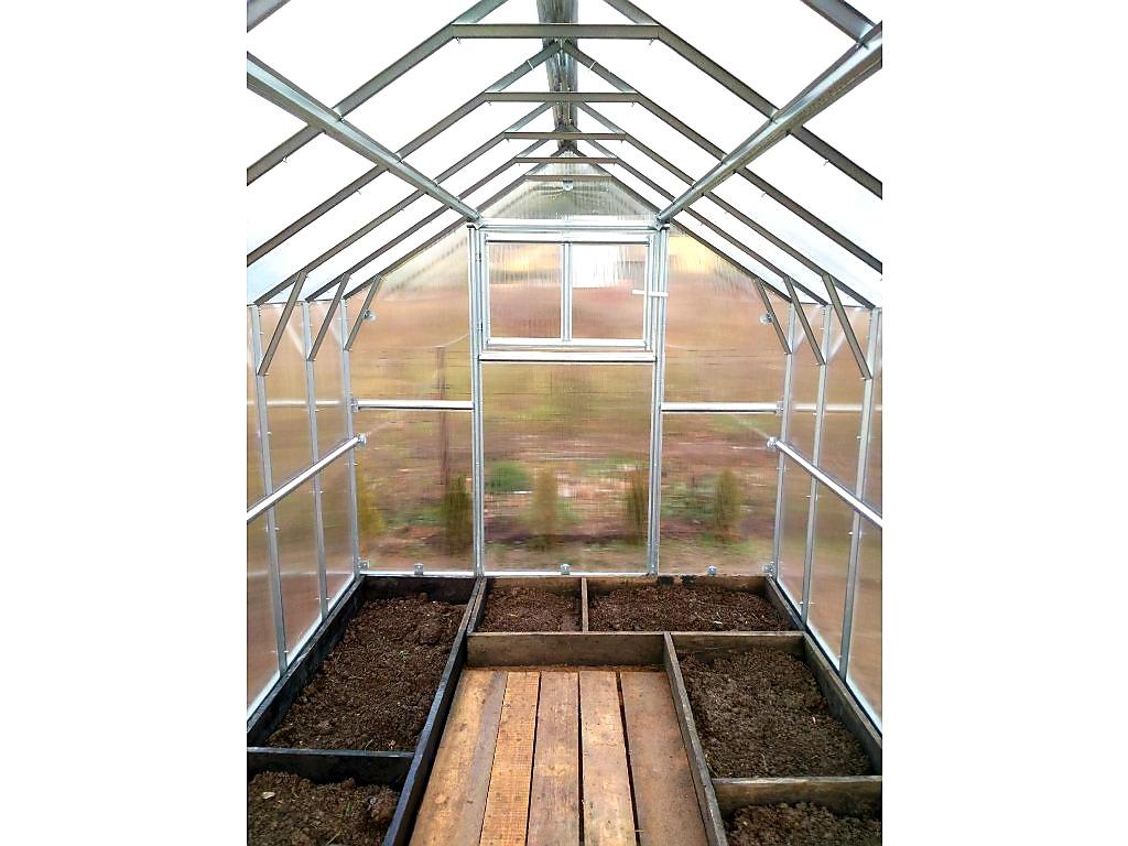 ZAHRADNÍ SKLENÍK COVERTEC HOUSE 8 - 8,12 x 2,35 m - PC 6 mm