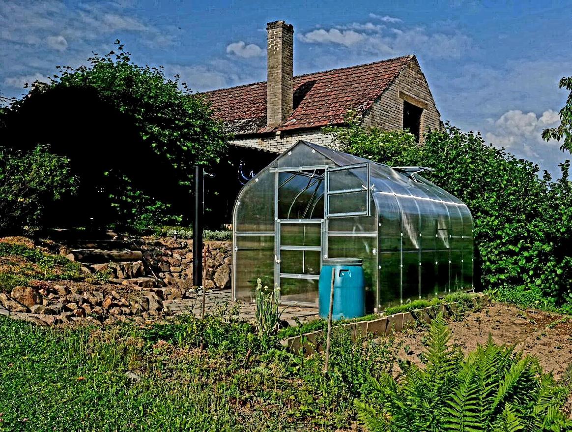 Zadní dveře pro skleník Gardentec Standard - 196 x 80 cm - PC 6 mm