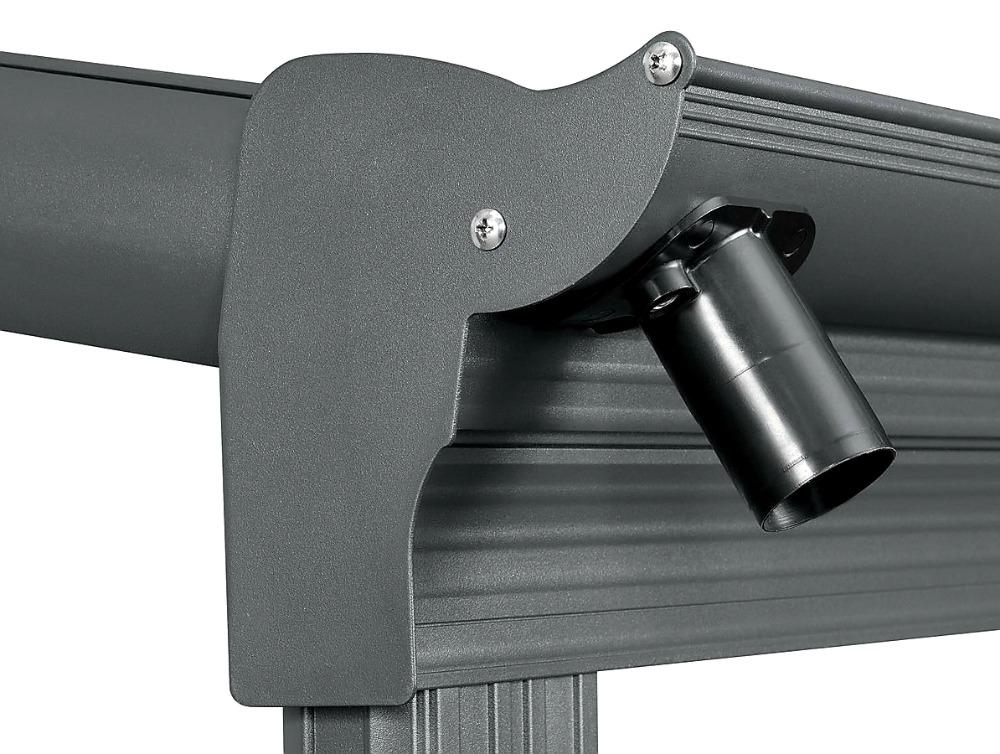 HLINÍKOVÁ PERGOLA GUTTA BW 5 BRONZOVÁ - 3,13 x 3,03 m
