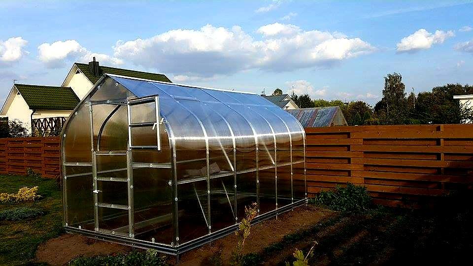 ZAHRADNÍ SKLENÍK COVERTEC STANDARD PROFI - 8,0 x 2,5 m - PC 6 mm