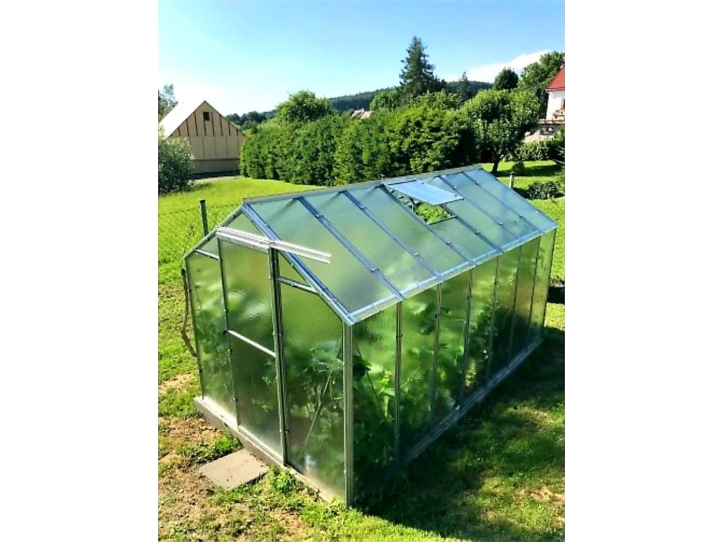 ZAHRADNÍ SKLENĚNÝ SKLENÍK HOBBY LIMES H6 - 2,51 x 1,97 m
