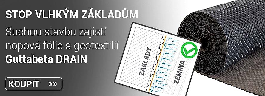NOPOVÝ PÁS GUTTABETA DRAIN - 2,0 x 20 m - 40 m2