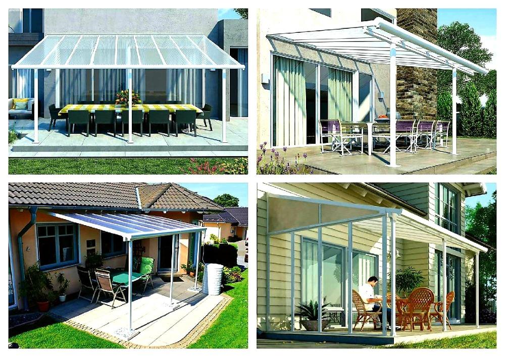 HLINÍKOVÁ PERGOLA SIERRA PALRAM BÍLÁ - 3,0 x 3,0 m