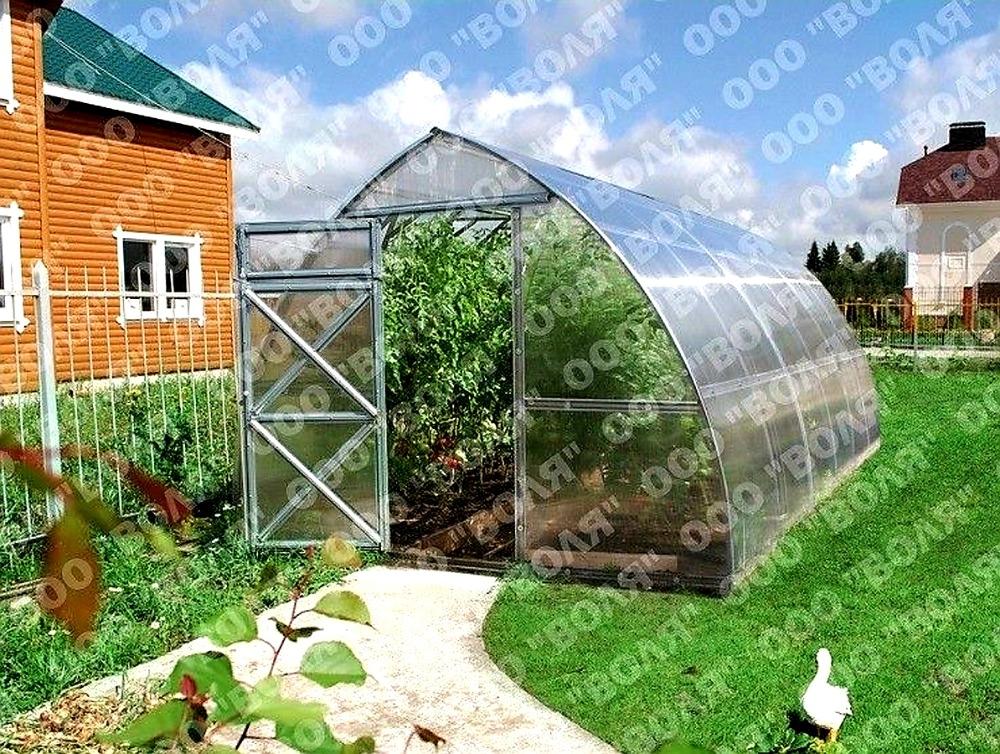 ZAHRADNÍ SKLENÍK STRELKA VOLYA LLC - 4,0 x 2,6 m - PC 4 mm