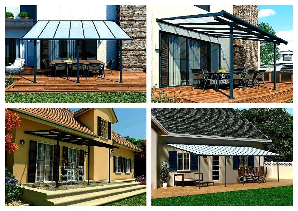 HLINÍKOVÁ PERGOLA SIERRA PALRAM BÍLÁ - 3,0 x 3,0 m