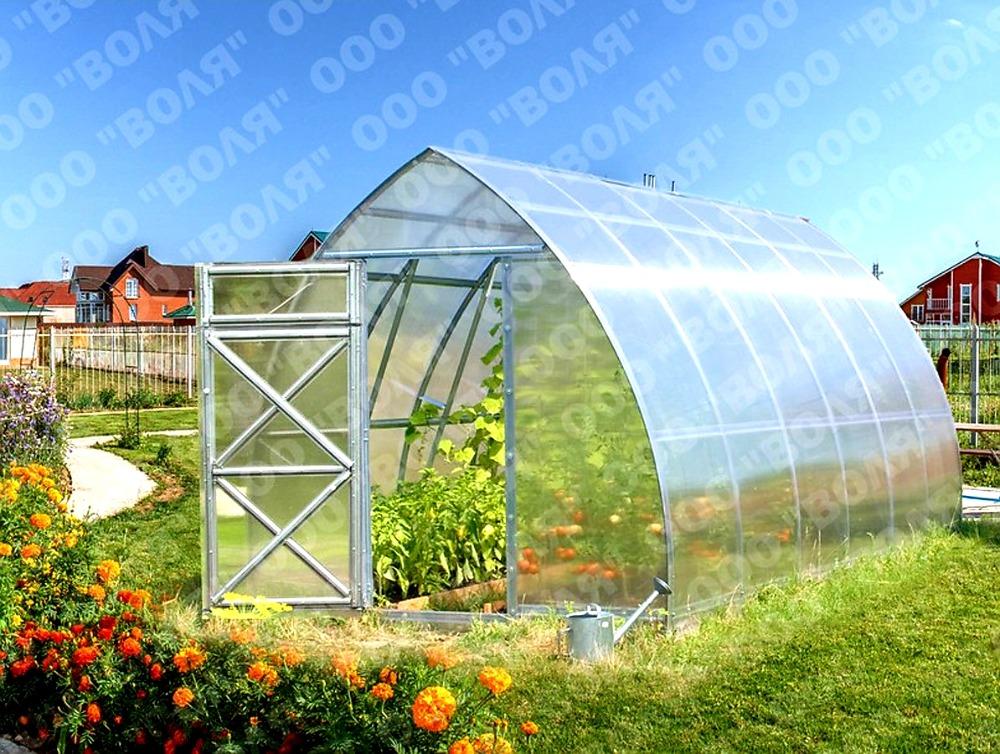ZAHRADNÍ SKLENÍK STRELKA VOLYA LLC - 4,0 x 2,6 m - PC 4 mm