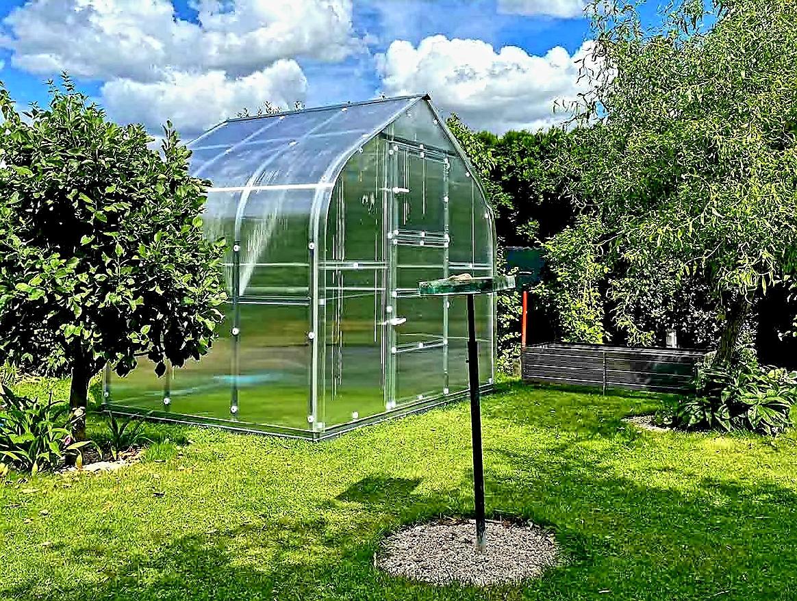 Zadní dveře pro skleník Gardentec Standard - 196 x 80 cm - PC 6 mm