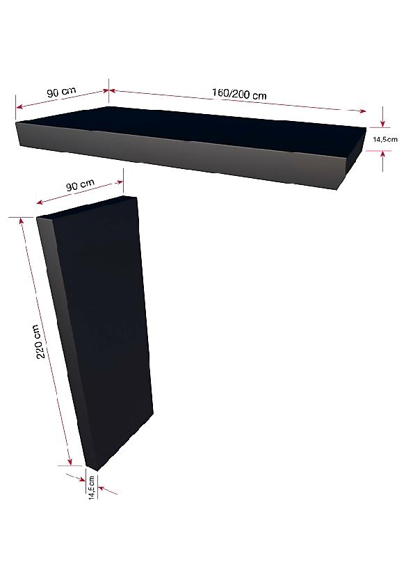 VCHODOVÁ STŘÍŠKA GUTTAVORDACH BS/B ANTRACIT - 160 x 90 cm