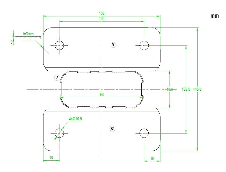 HLINÍKOVÁ PERGOLA GUTTA BW 9 BRONZOVÁ - 5,57 x 3,03 m