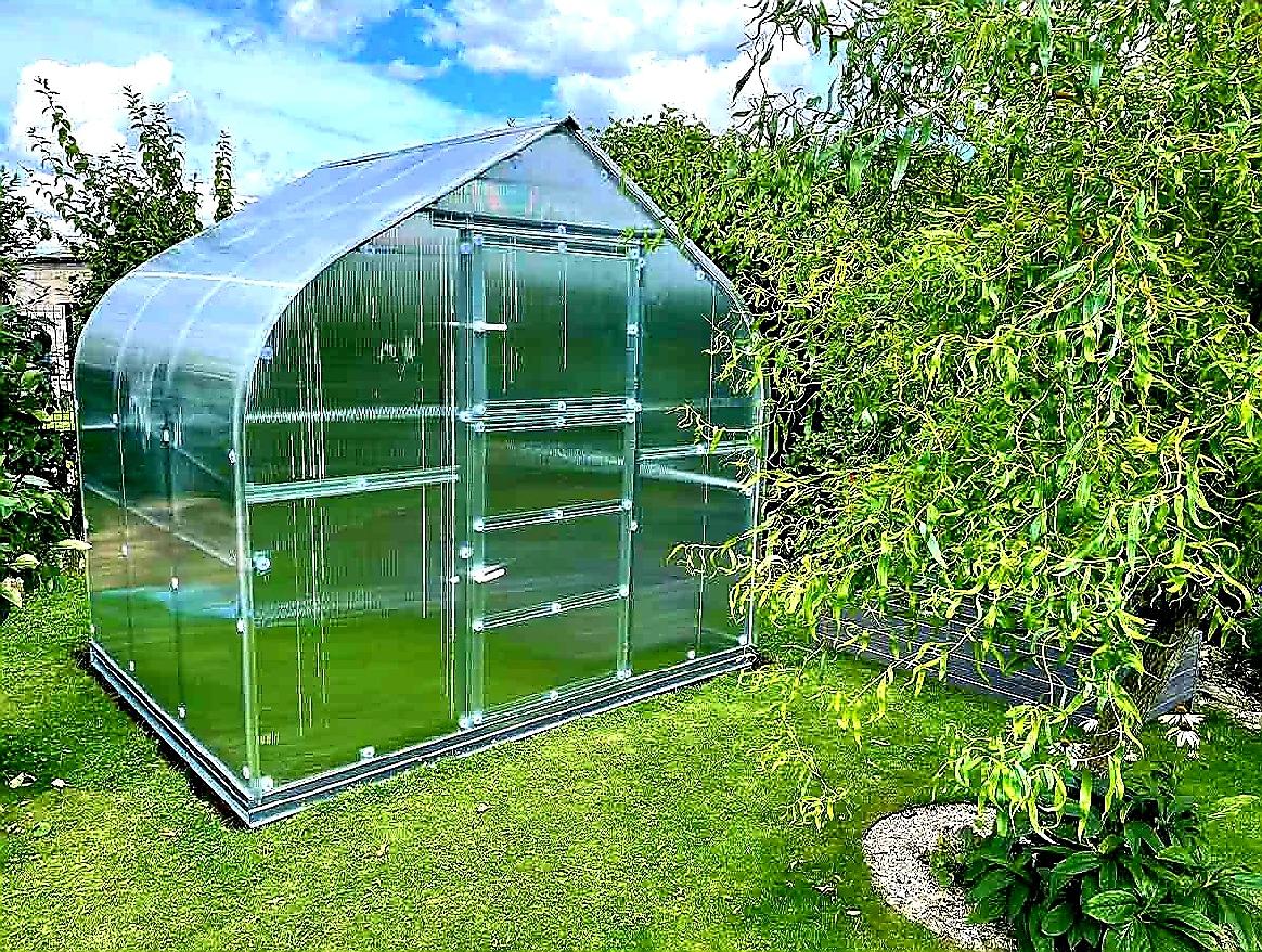 Zadní dveře pro skleník Gardentec Standard - 196 x 80 cm - PC 4 mm