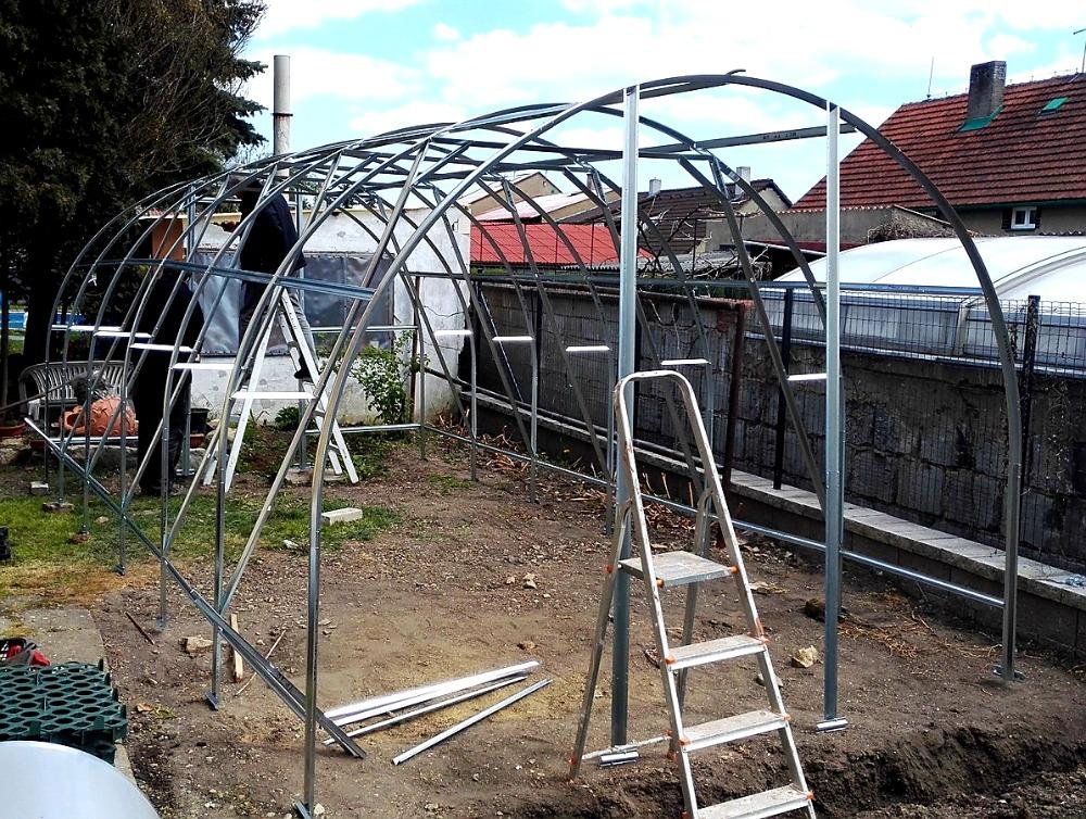 ZAHRADNÍ SKLENÍK TRJOSKA VOLYA LLC - 4,0 x 3,0 m - PC 4 mm