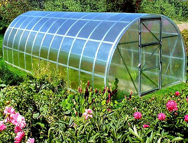 ZAHRADNÍ SKLENÍK 2 DUM VOLYA LLC - 10 x 3,0 m - PC 6 mm