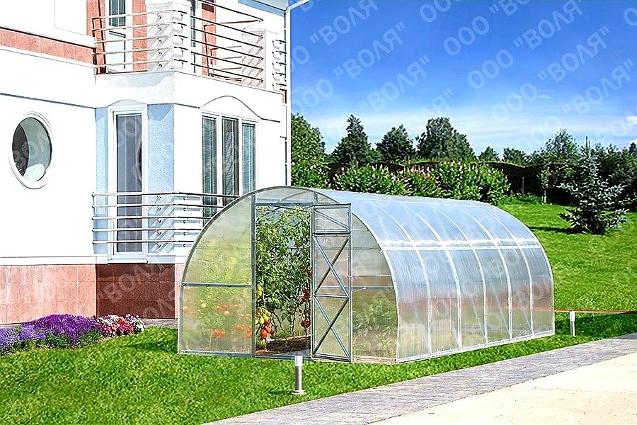 ZAHRADNÍ SKLENÍK 2 DUM VOLYA LLC - 10 x 3,0 m - PC 6 mm