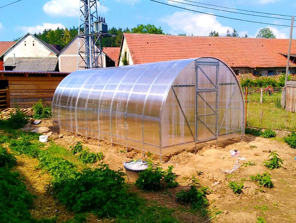 ZAHRADNÍ SKLENÍK ECONOM VOLYA LLC - 6,0 x 3,0 m - PC 4 mm