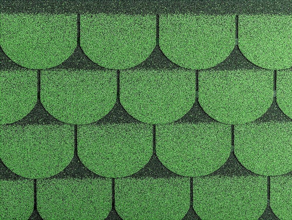 STŘEŠNÍ ŠINDEL GUTTATEC BEAVER ZELENÁ - 333 x 1000 mm