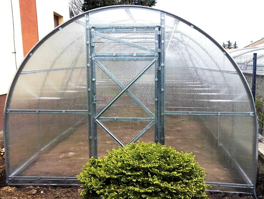 ZAHRADNÍ SKLENÍK TRJOSKA VOLYA LLC - 6,0 x 3,0 m - PC 4 mm