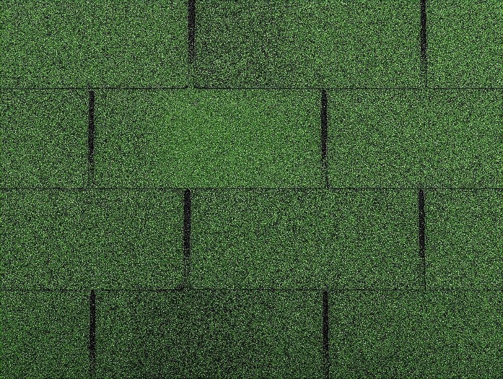 STŘEŠNÍ ŠINDEL GUTTATEC TOPGLASS RECTANGULAR ZELENÁ - 333 x 1000 mm