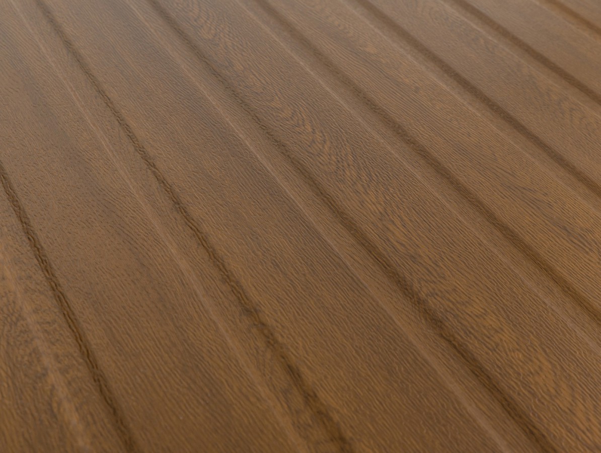 TRAPÉZOVÝ PLECH GUTTATOP T-6 ZLATÝ DUB - 200 x 120 cm - 2,4 m2