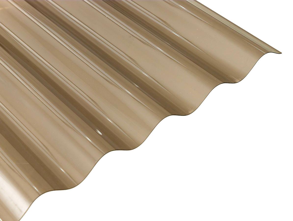 VLNITÁ DESKA GUTTAGLISS PVC BRONZ - 3,0 x 0,9 m - 2,7 m2