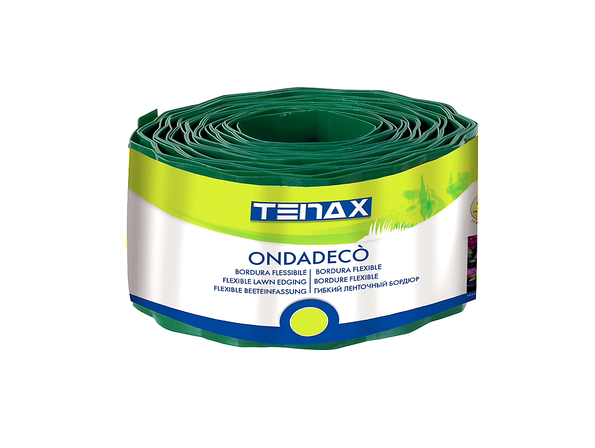 PLASTOVÝ OBRUBNÍK ONDADECO ZELENÁ - 17 x 100 cm