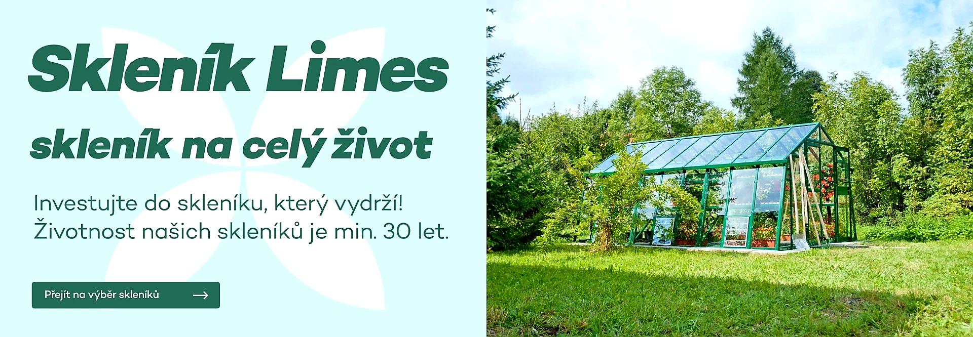 ZAHRADNÍ SKLENĚNÝ SKLENÍK HOBBY LIMES H7 - 2,47 x 5,95 m
