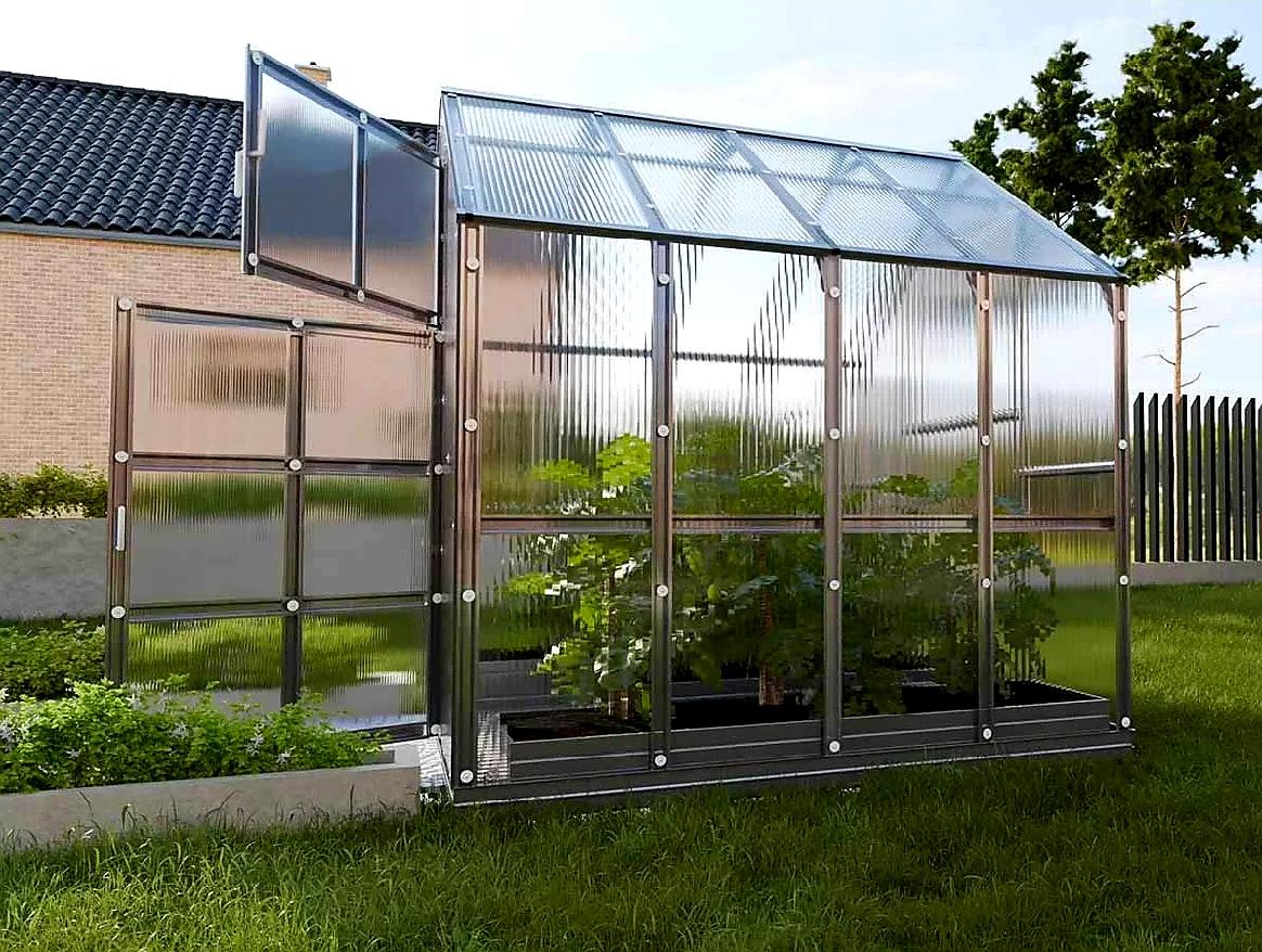 ZAHRADNÍ SKLENÍK GARDENTEC H - 5,17 x 2,35 m - PC 6 mm