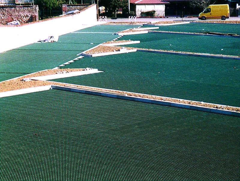 ZATRAVŇOVACÍ TVÁRNICE COVERGRID PUZZLE ČERNÁ - 50 x 50 x 6,2 cm