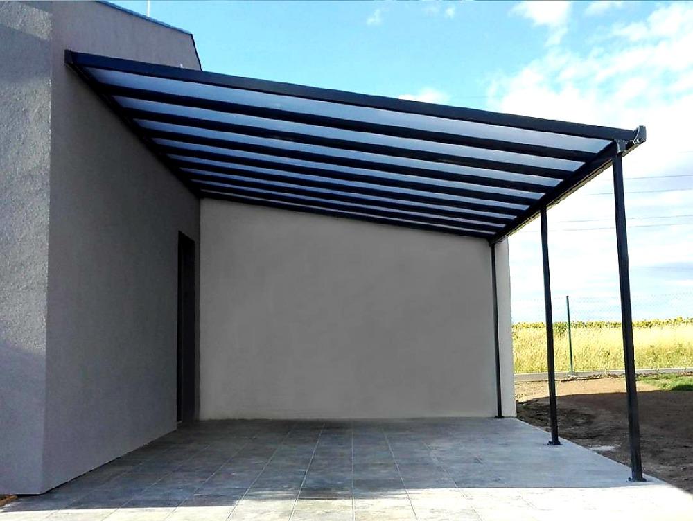HLINÍKOVÁ PERGOLA TERRASSENDACH ORIGINAL ANTRACIT - 4,26 x 3,06 m