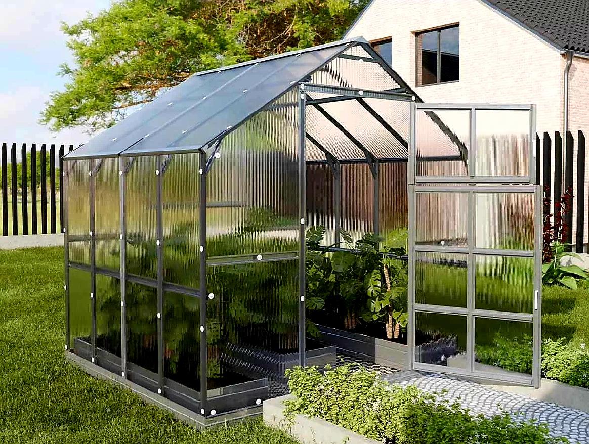 ZAHRADNÍ SKLENÍK GARDENTEC H - 5,17 x 2,35 m - PC 6 mm