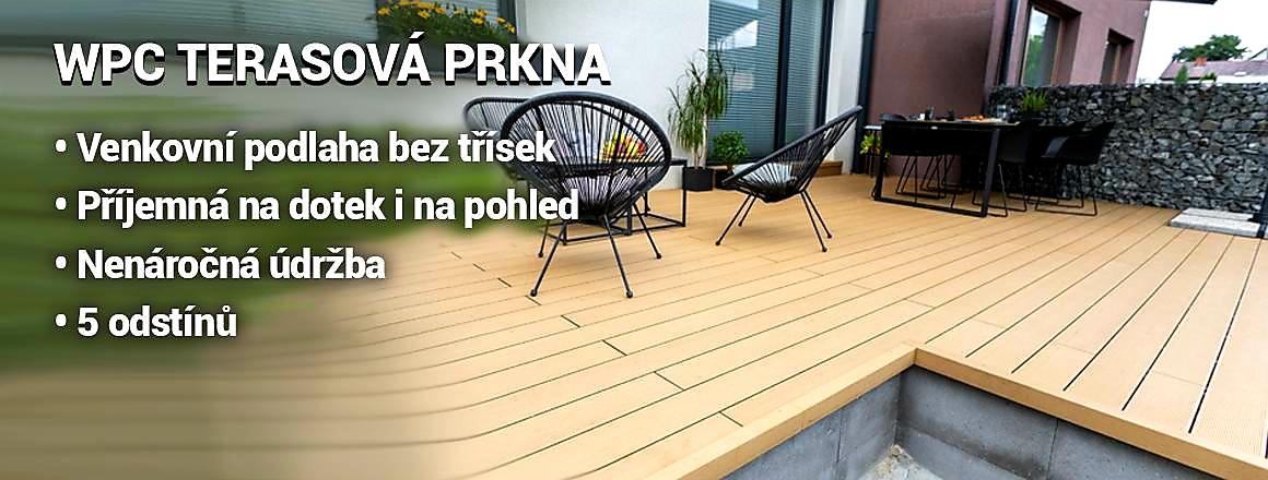 TERASOVÉ PRKNO TECHNODECK WPC DUB - 14 x 2,5 x 400 cm