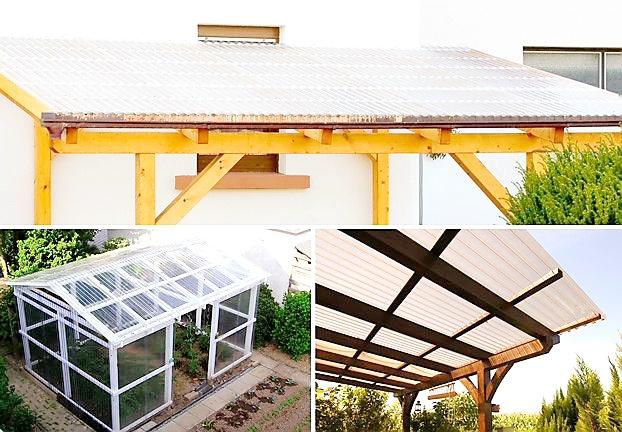 TRAPÉZOVÁ DESKA GUTTAGLISS PVC TRAPÉZ ČIRÁ - 2,0 x 0,9 m - 1,8 m2