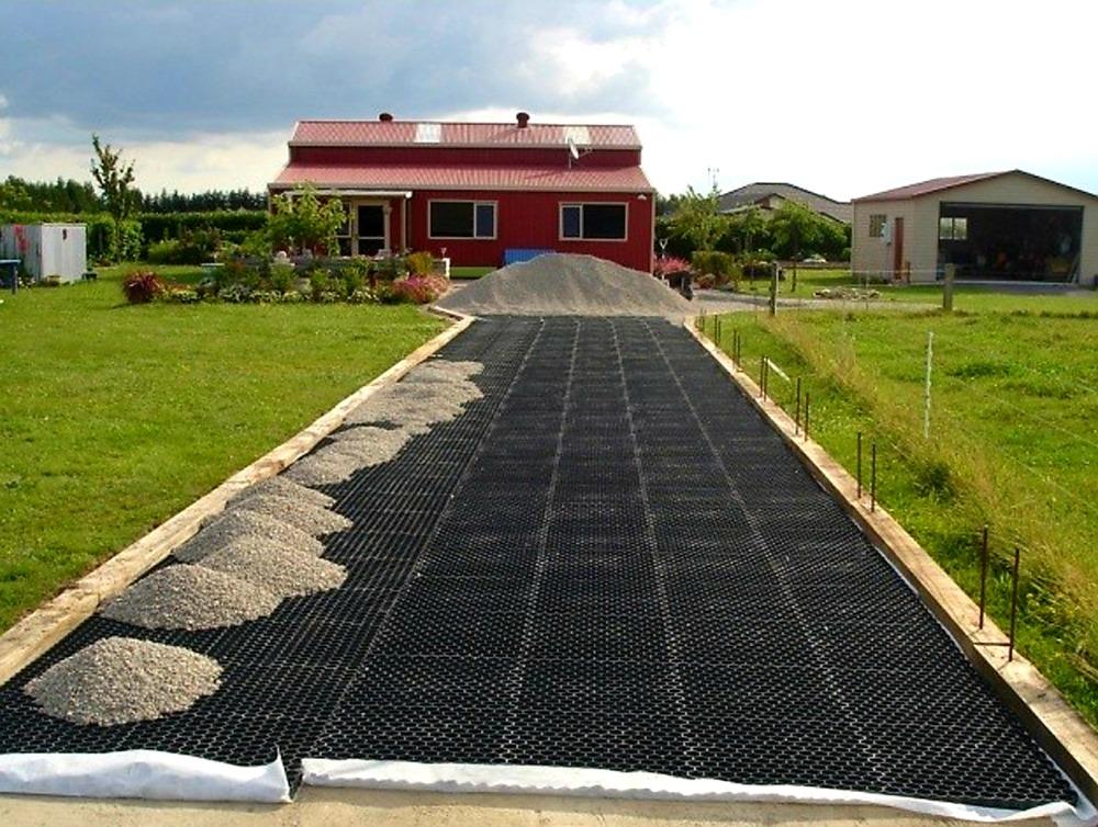 ZATRAVŇOVACÍ TVÁRNICE COVERGRID PUZZLE ČERNÁ - 50 x 50 x 6,2 cm