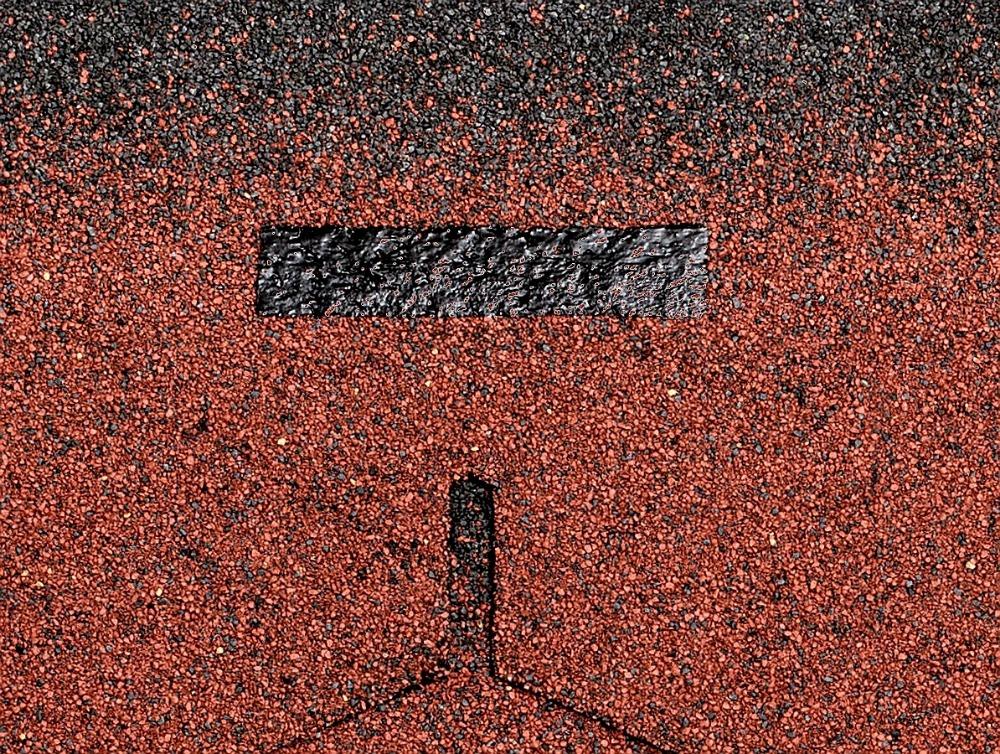 STŘEŠNÍ ŠINDEL GUTTATEC DIAMANT ČERVENÁ - 300 x 1000 mm