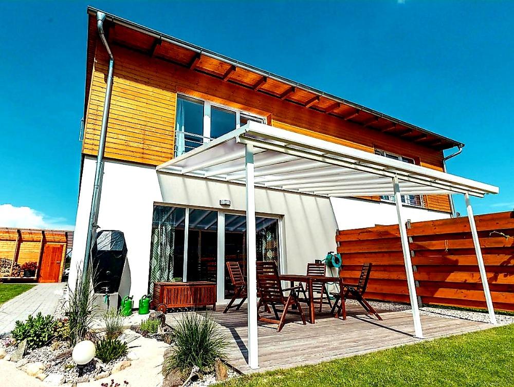 HLINÍKOVÁ PERGOLA TERRASSENDACH ORIGINAL ANTRACIT - 4,26 x 3,06 m